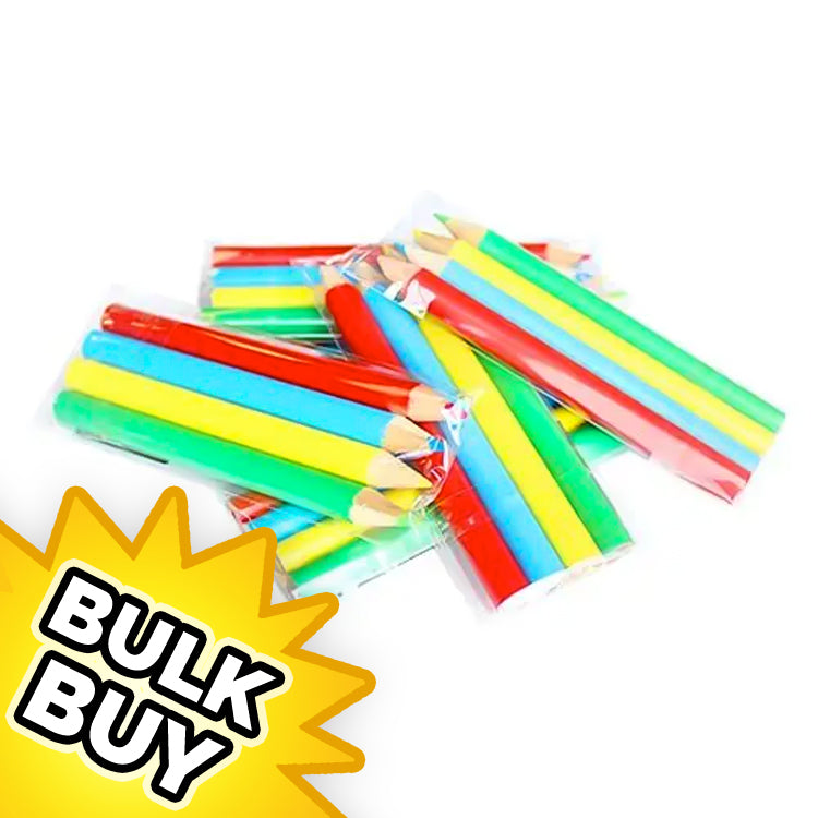 Packs 4 Mini Colouring Pencils x 70