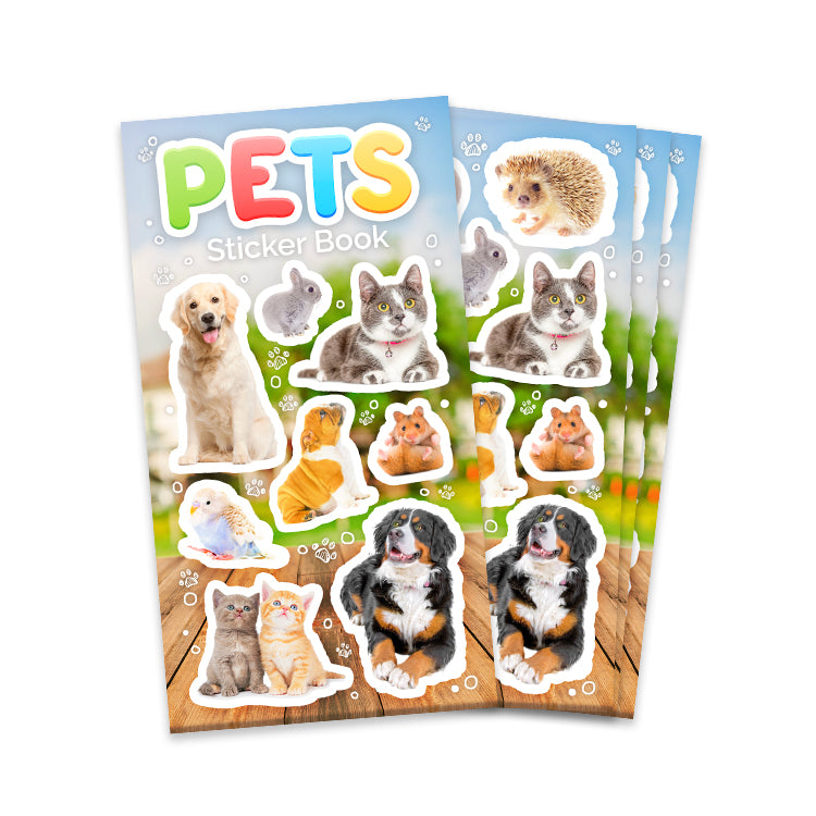 Cute Pets Mini Sticker Book x 12 ( BULK BUY )
