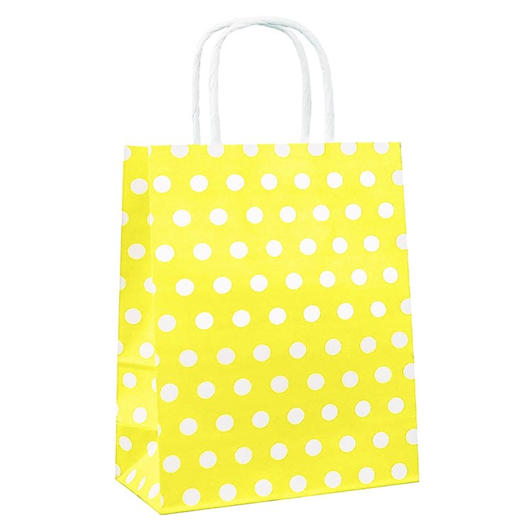 Yellow Dots Party/Gift Bag