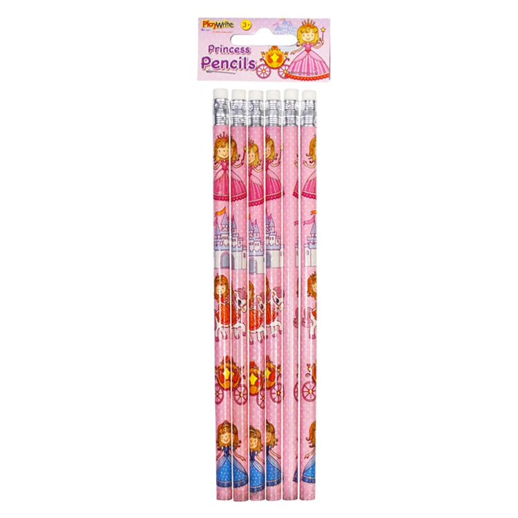 Princess Pencils x 6