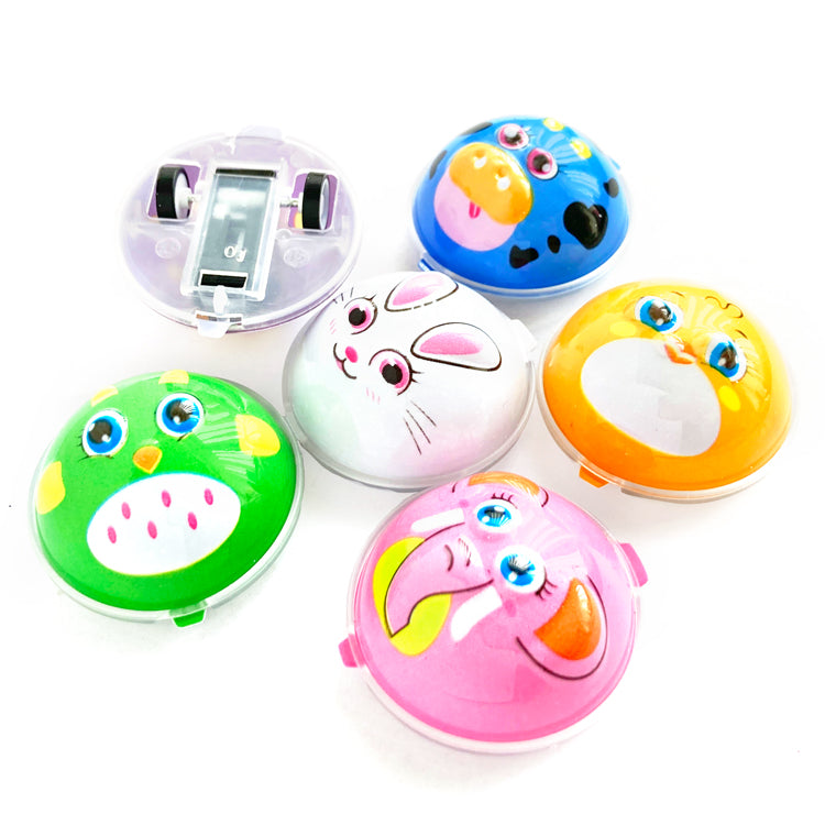 Mini Cute Animal Pull Back Racer x 12 ( One Off Deal )