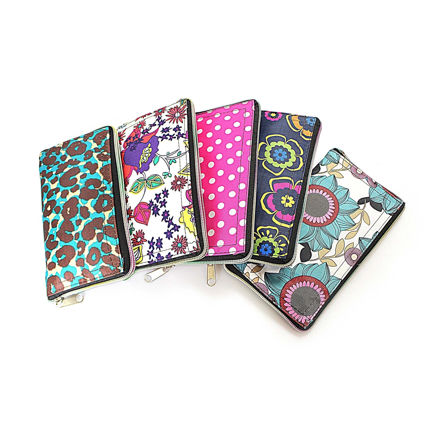 Foldable Reusable Shopping Carrier Bag with Zipper 18 cm Assorted Designs 1114