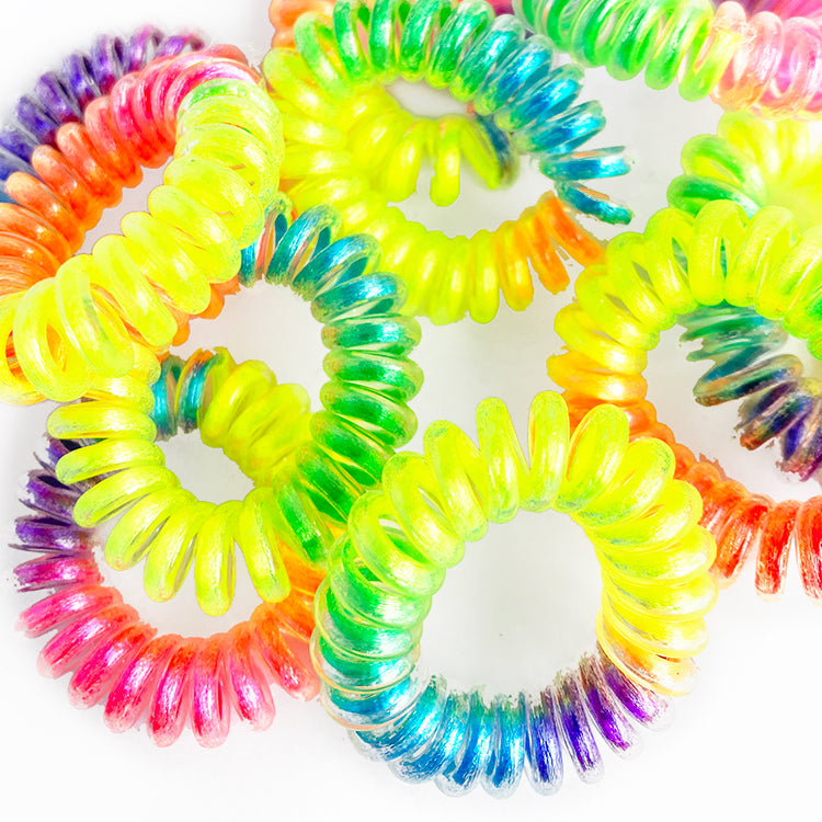 Rainbow Coil Bands x 7