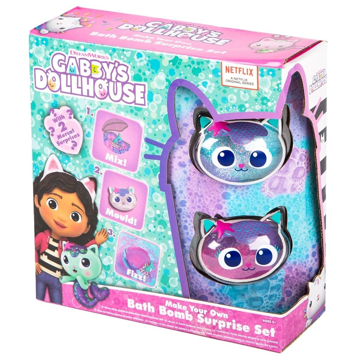 Gabby's Dollhouse - Make Your Own Bath Bomb Set