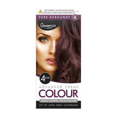 Women'S Pure Burgundy Hair Dye No.8 Advanced Creme Colour