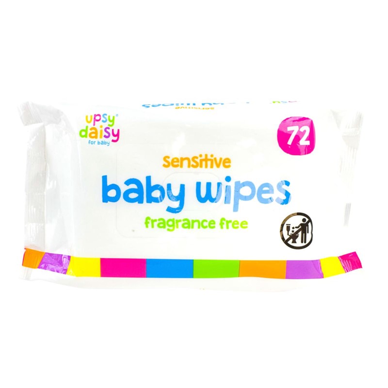 Sensitive Baby Wipes Fragrance Free Pack Of 72