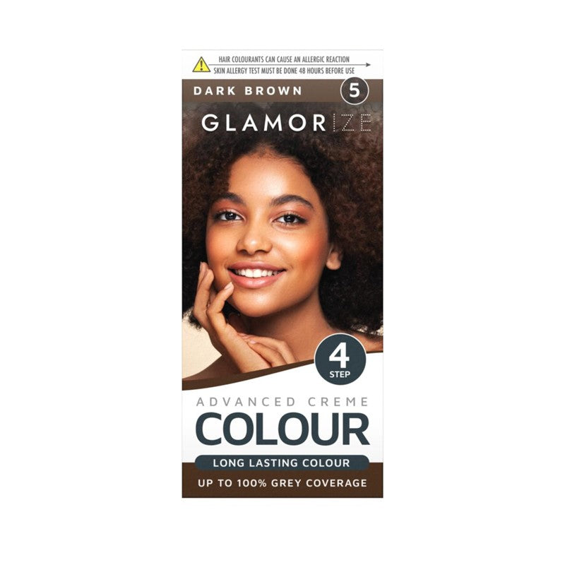 Women's Dark Brown Hair Dye No.5 Advanced Creme Colour 309639 A