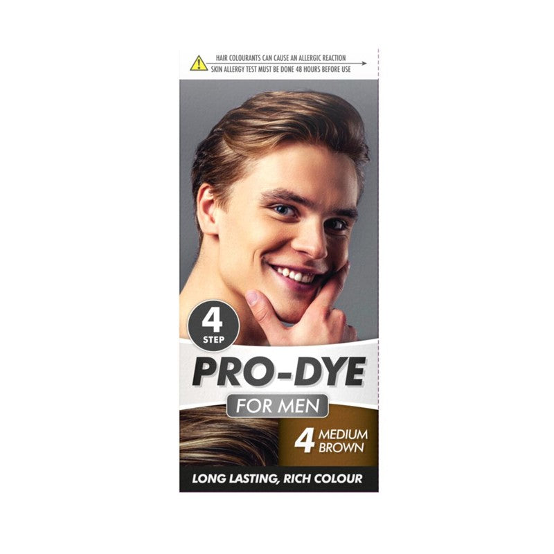 Men’s Medium Brown Hair Dye No.4 Long Lasting Rich Colour 311000 A