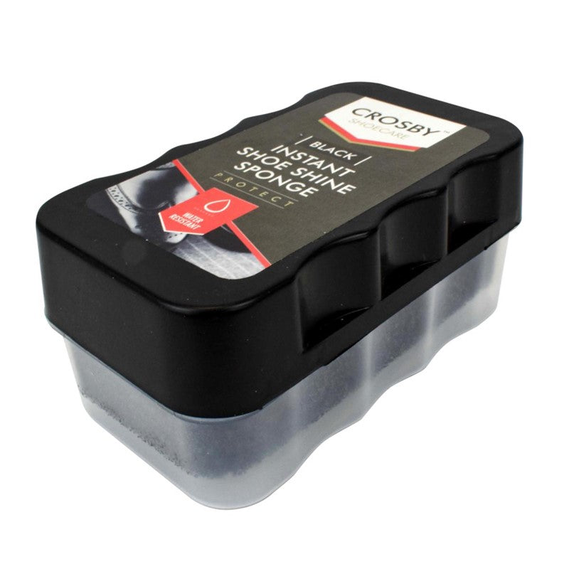 Instant Shoe Shine Polish Sponge Black