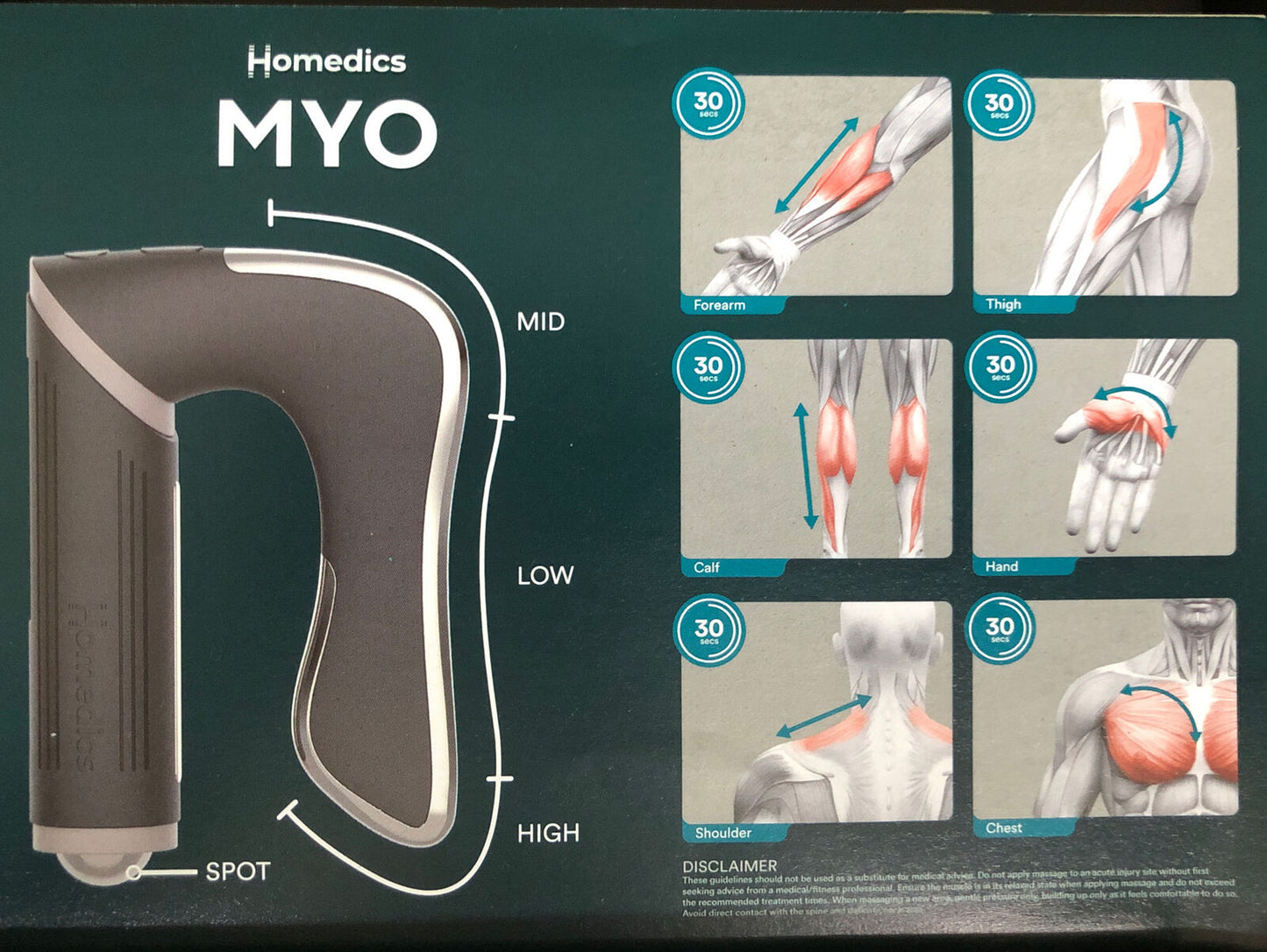 Homedics Myo Handheld Massager