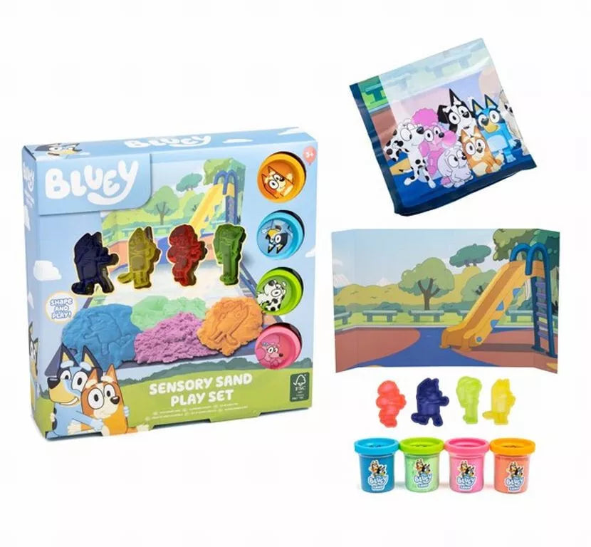 Bluey Sensory Sand Play Set Kinetic Sand Kit