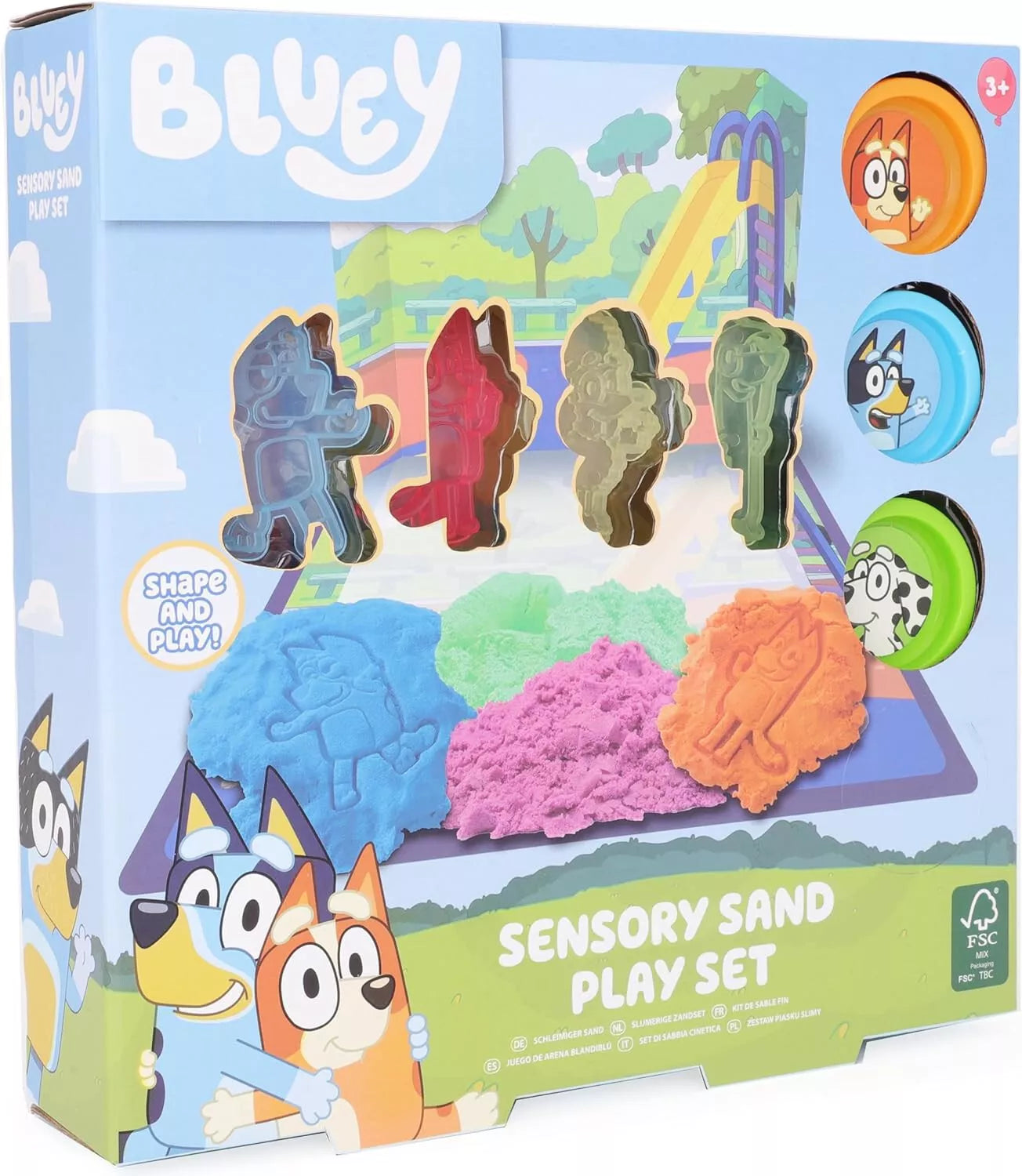 Bluey Sensory Sand Play Set Kinetic Sand Kit