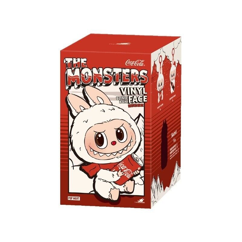 Labubu THE MONSTERS Coca-Cola Series PopMart Vinyl Face Plush Toy Doll VIRAL - 'The Secret' Canned Monster