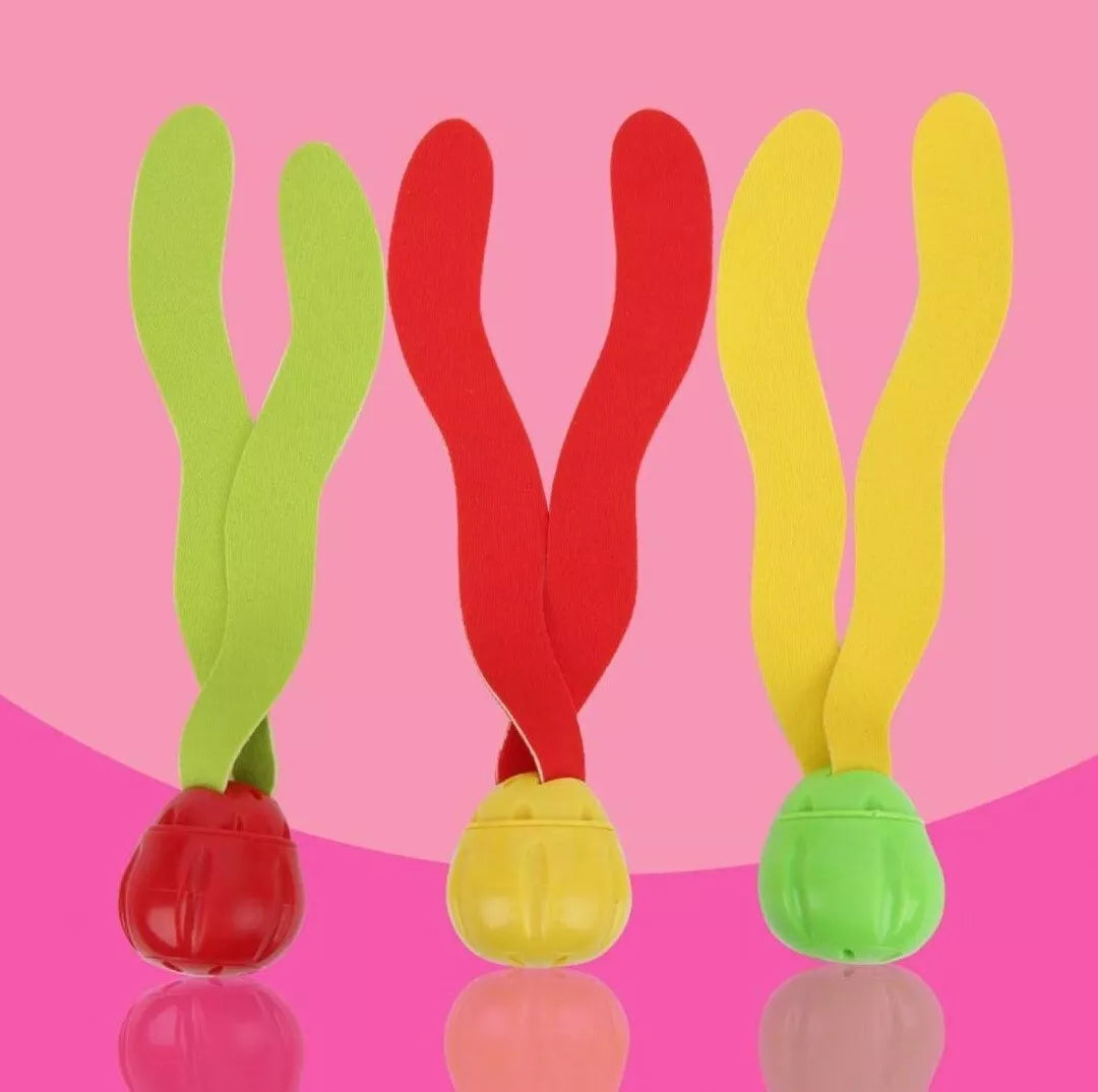 Underwater Light Up Diving Toys Dive Ring/Torpedo/Sticks Swimming Pool Game Diving Game - 4 Pack
