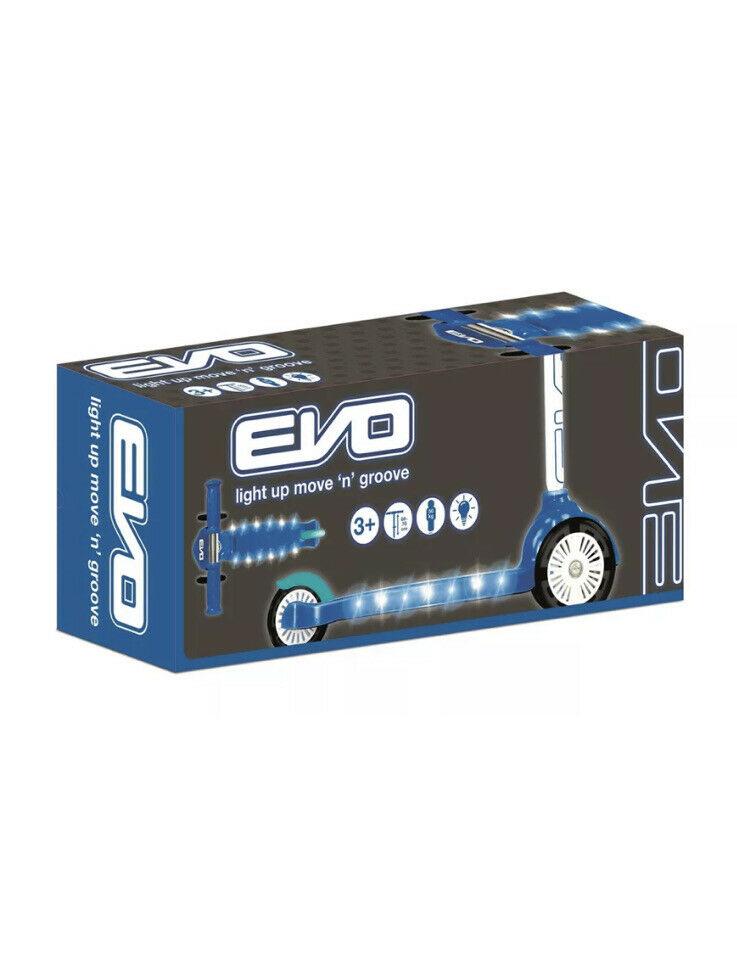 New Kids Evo Light Up Move N Groove Three Wheeled Scooter Outdoor Scooters