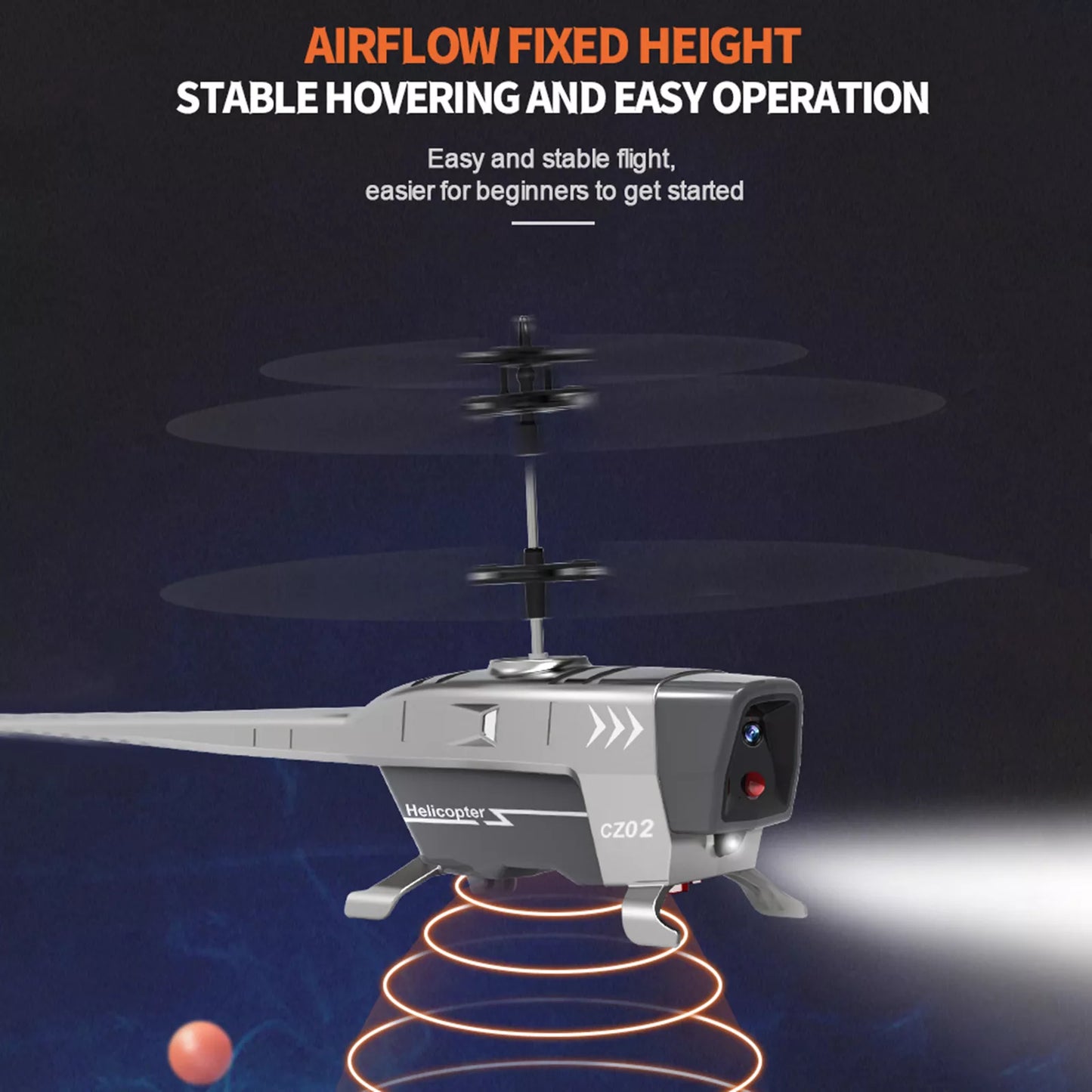 Remote Control Black Ant Helicopter Drone with Obstacle Sensor (3 Colours)