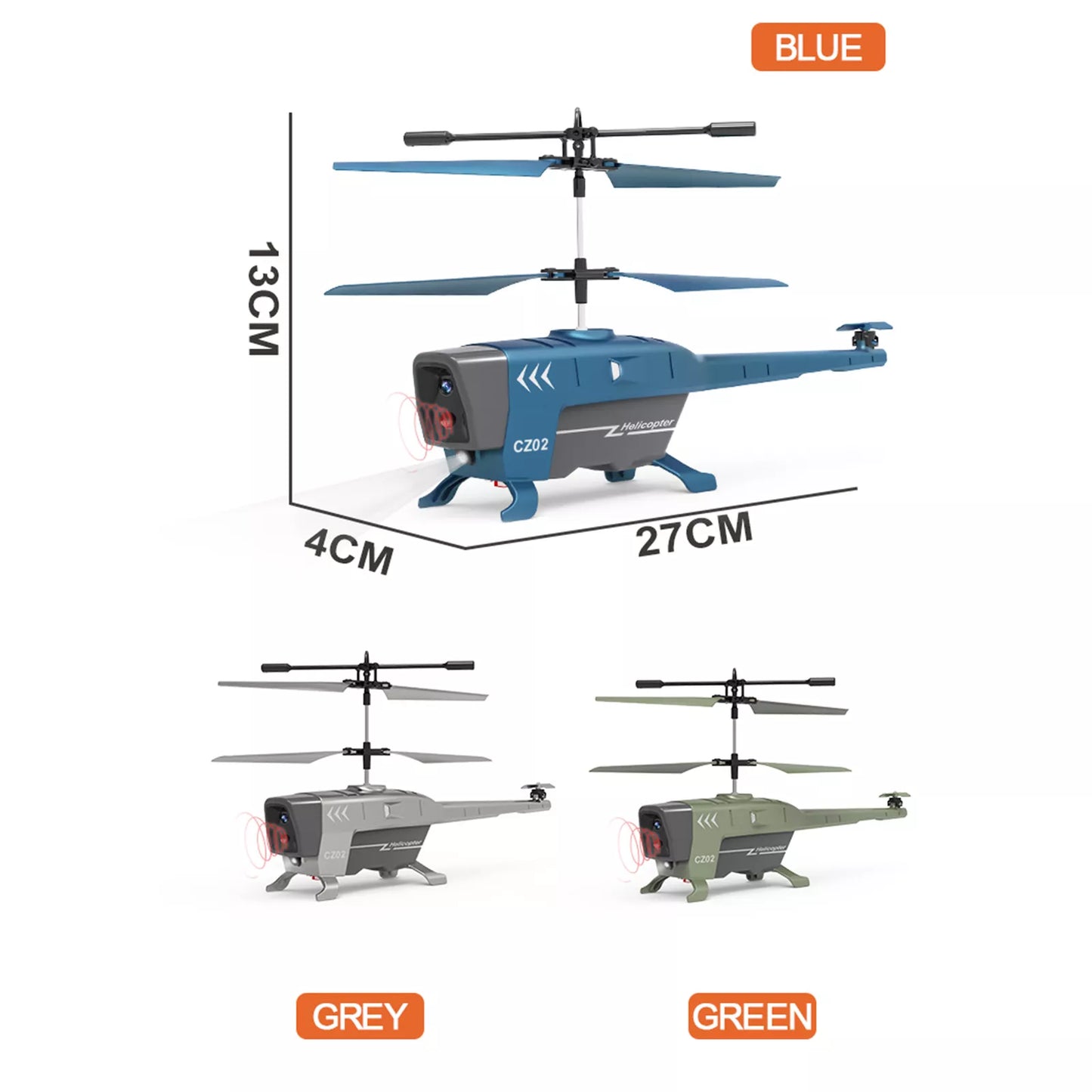 Remote Control Black Ant Helicopter Drone with Obstacle Sensor (3 Colours)