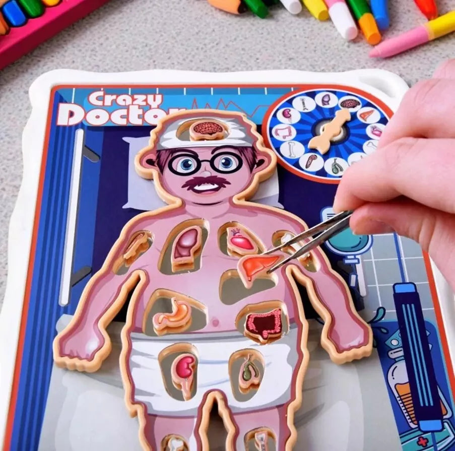 Crazy Doctor Surgeon Game - Operation Style Game for All the Family