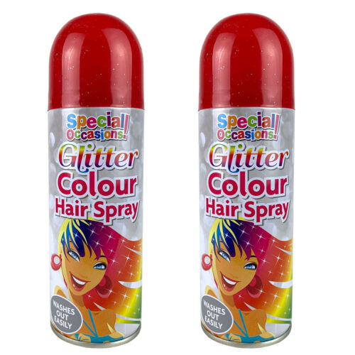 Rapide Washable Glitter Colour Hairspray 200 ml Assorted Colours 5509