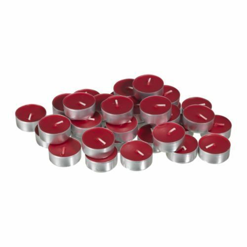 Beautifully Scented Opella Dark Cherry 12 Tealight Candles 3.5 Hour Burn Time CD001DC