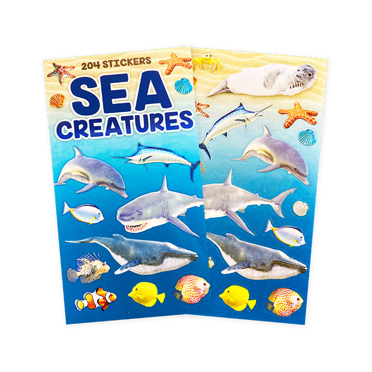Ocean Stickers x 12 sheets