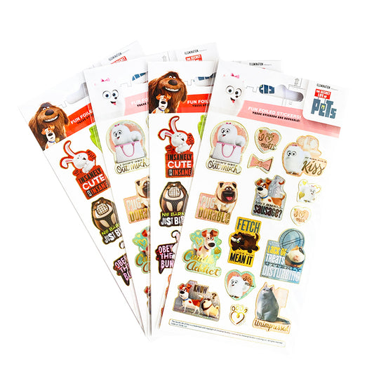 Secret Life Of Pets Super Sticker Packs x 2
