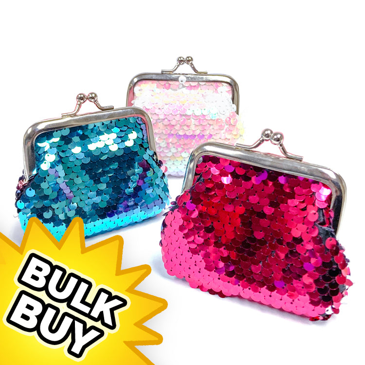 Sequin Purses x 12 ( BULK BUY )
