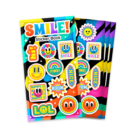 Smile! Mini Sticker Book (12 Sheets)
