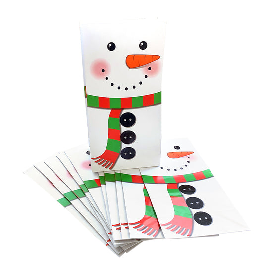 Snowman Party Bags x 12