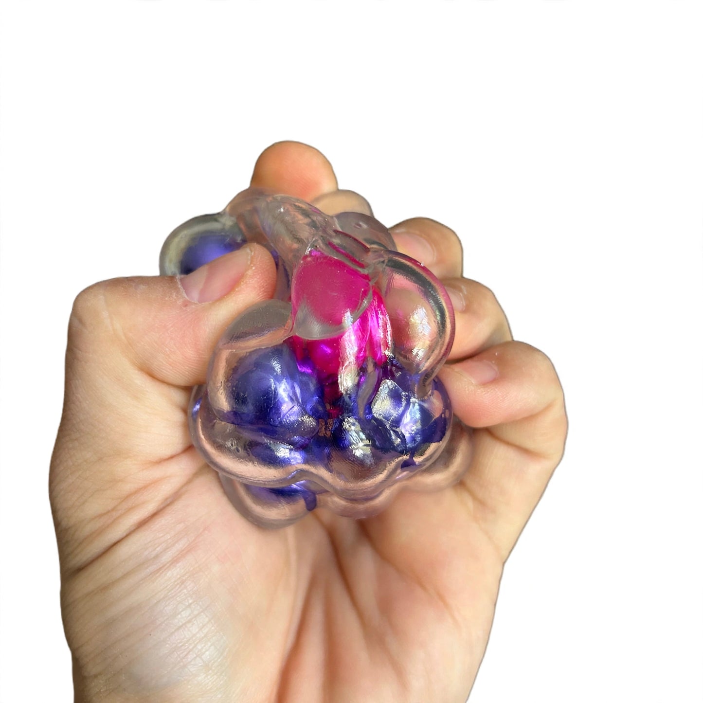 Viral Pearl Crackle Cube - Galaxy Mix Colour Squishy Fidget Sensory Toy
