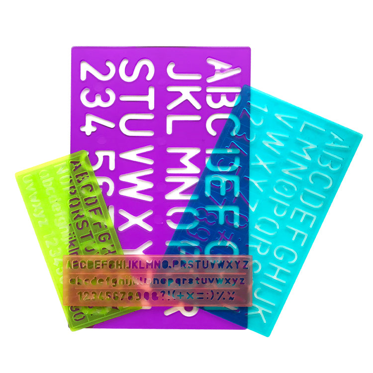 Letter Stencil Bumper Mix