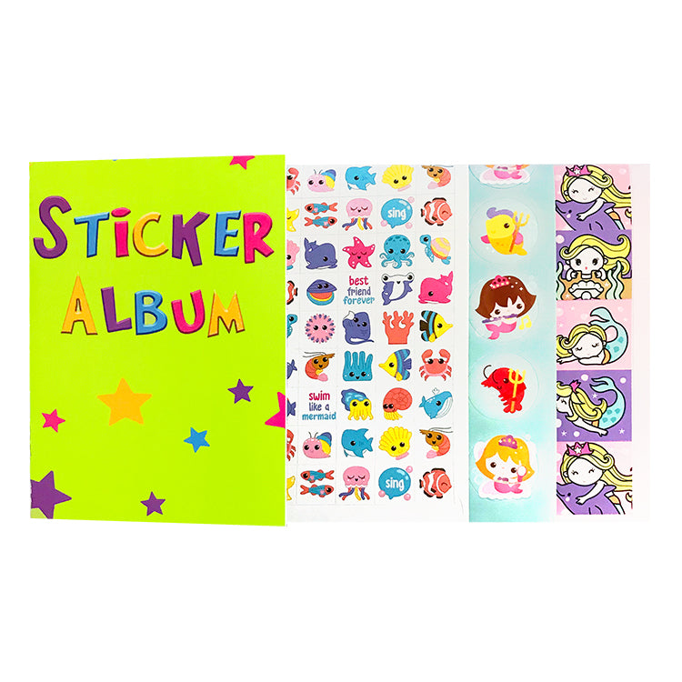 Mermaid Mini Sticker Album Pack