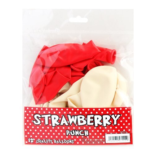 Cocktail Colour Balloons (Strawberry Punch) x 12
