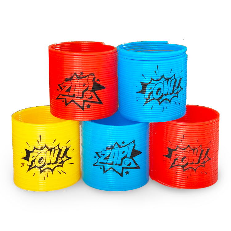 Superhero Mini Magic Springs x 4