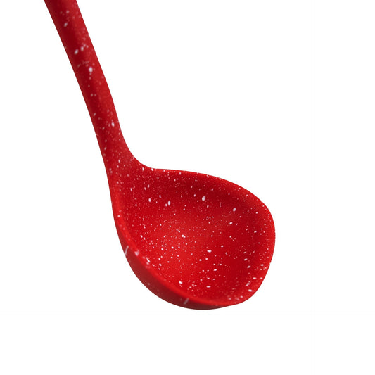 Silicone Ladle 8.5 x 29.5 cm Speckled Red 10236