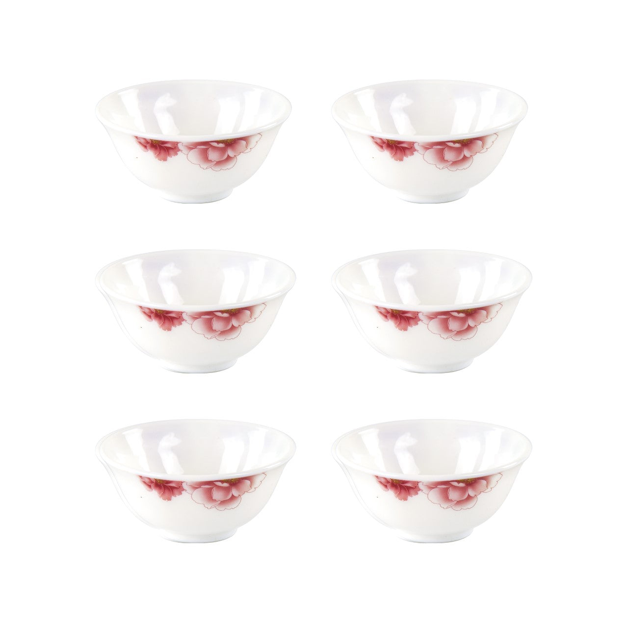 Opal Glass Serving Dish Snack Bowl Laura Set of 6 10x4cm 1643
