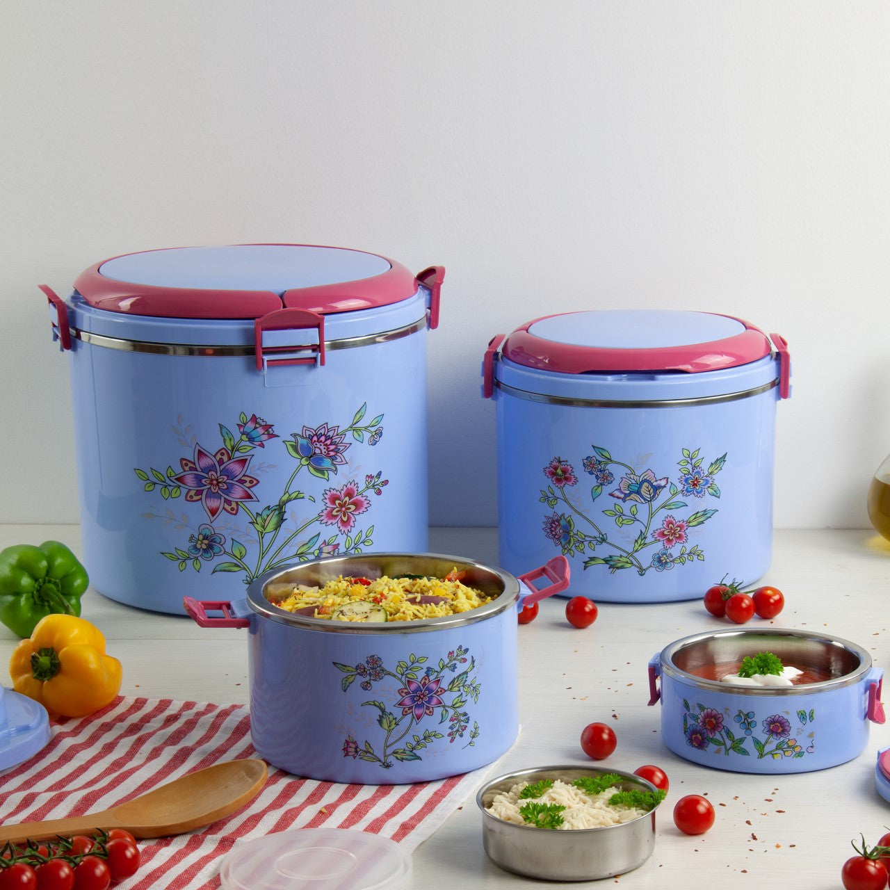 SQ Elite Elegance Hot Pot Set 5pc Blue 2322