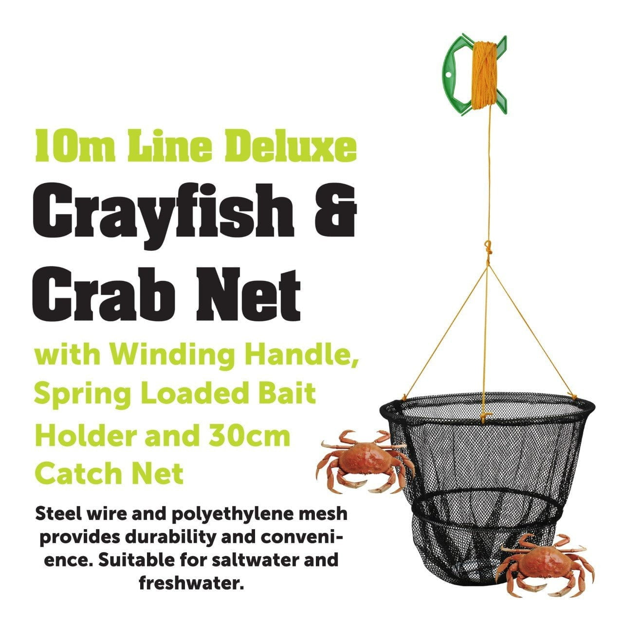 10m Deluxe Crayfish & Crab Net 6609