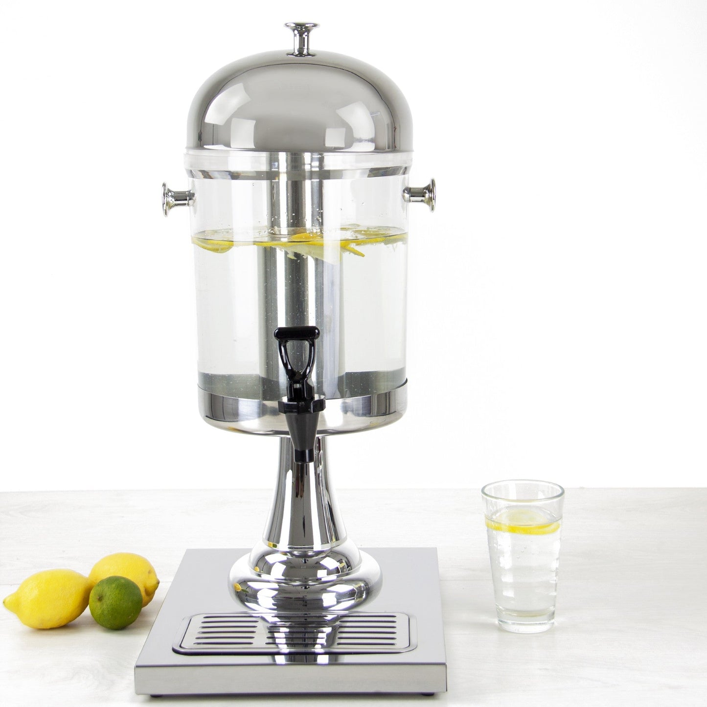 SQ Professional Stainless Steel Drink Water Juice Dispenser 6.5L Silver 7923 A