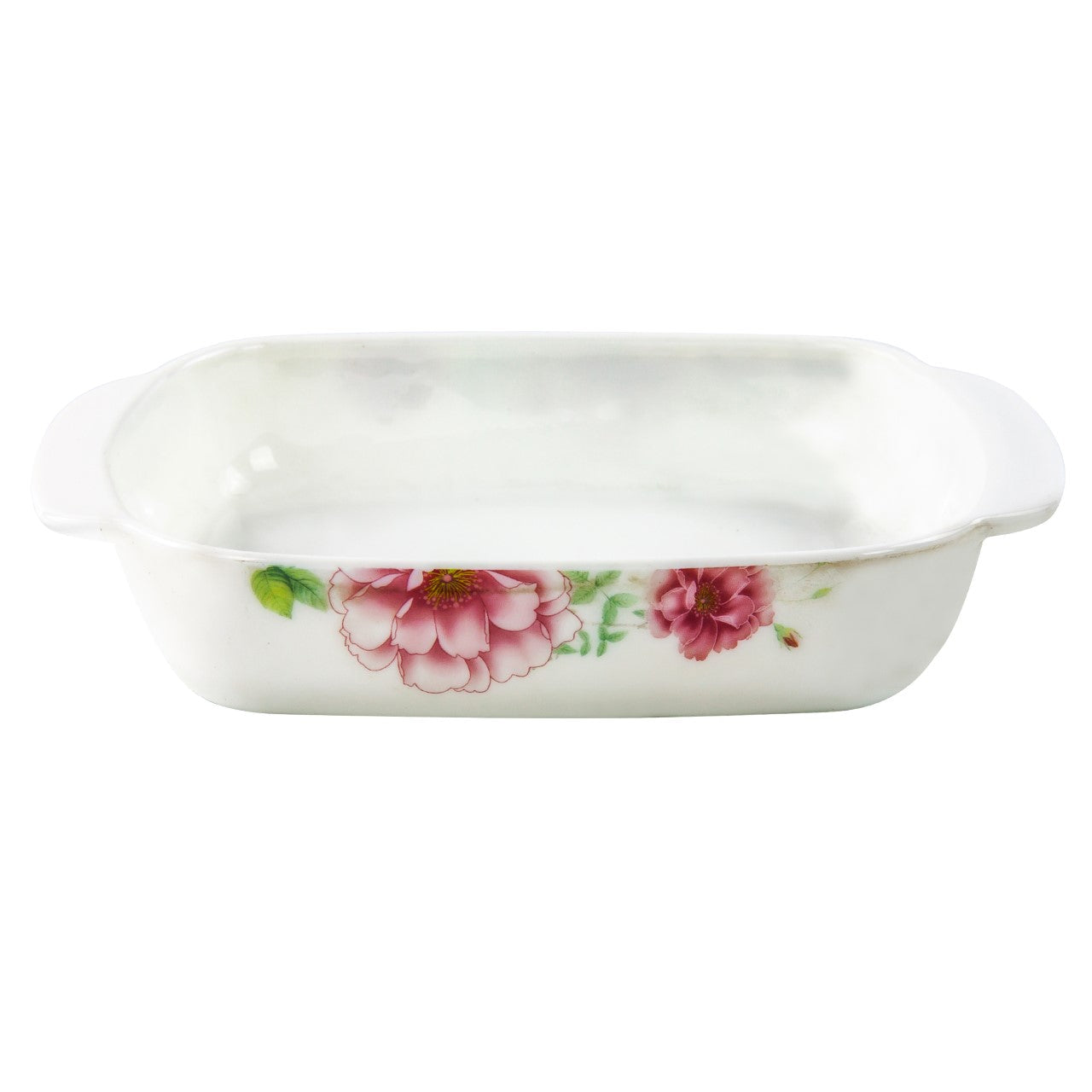 Opal Glass Serving Dish Snack Bowl Laura 20x20x4cm 8328