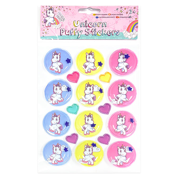 Unicorn Puffy Sticker Pack