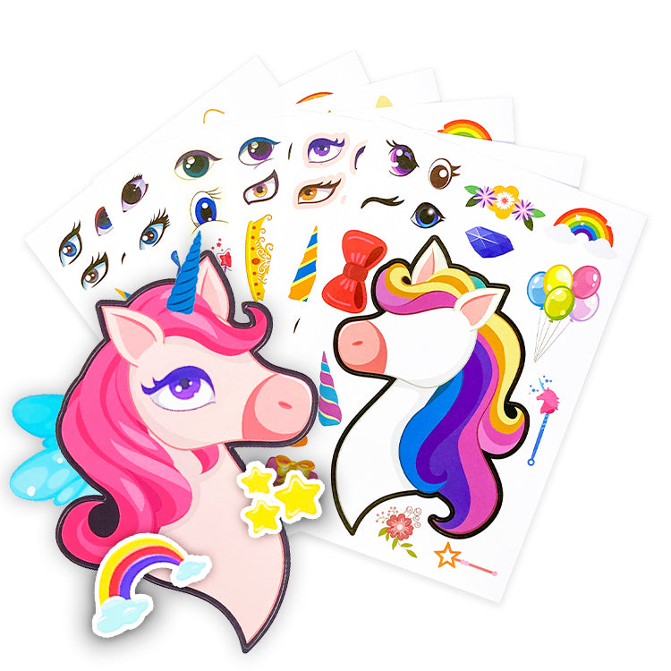 Unicorn Sticker Scene Create Pack