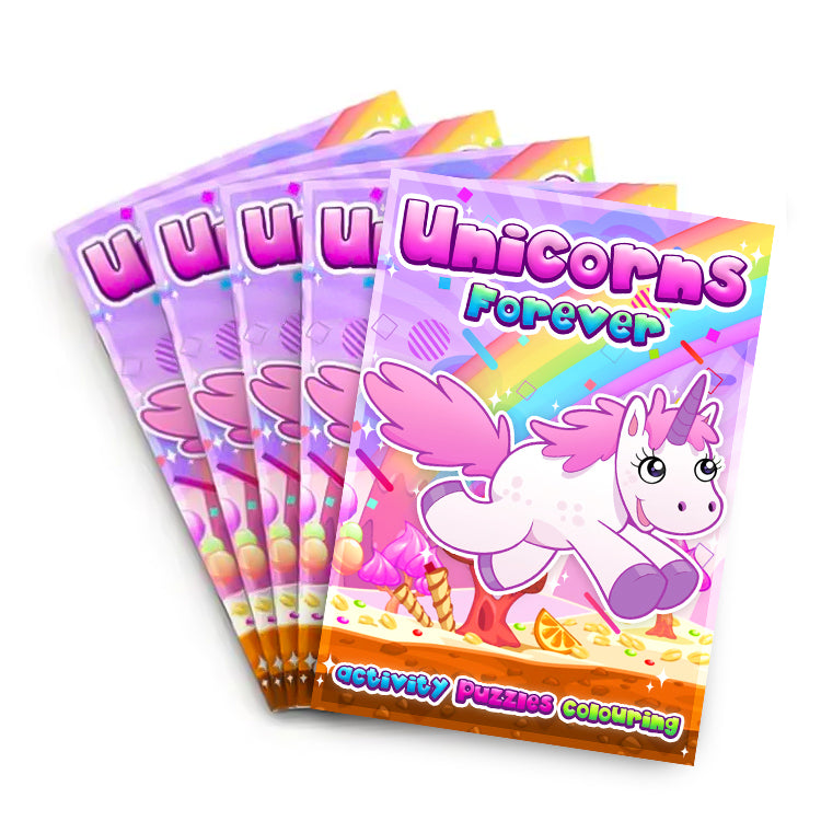 Mini Unicorn Activity Books x 5