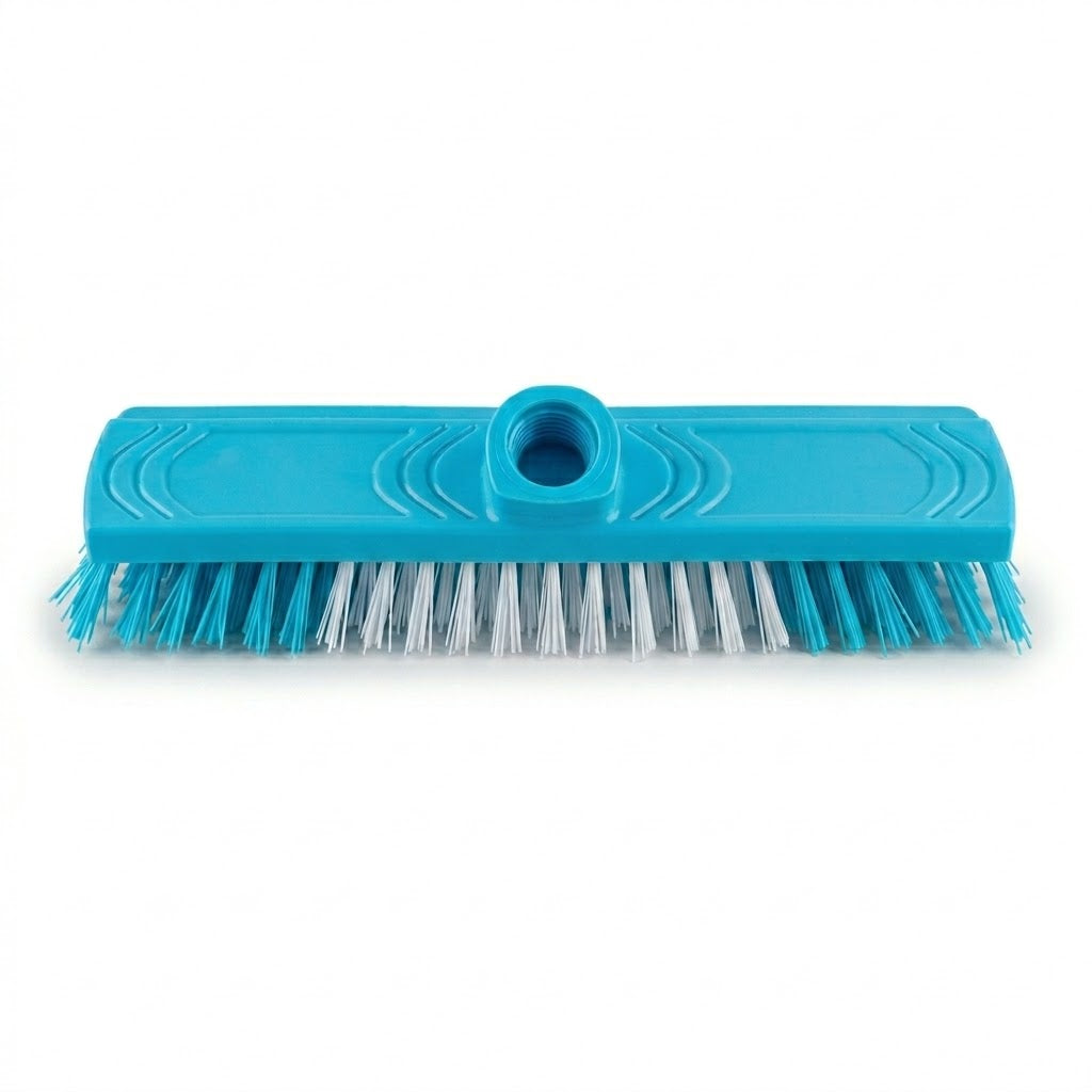 Stiff Hard Bristle Cleaning Broom Head, 180G Assorted Colours