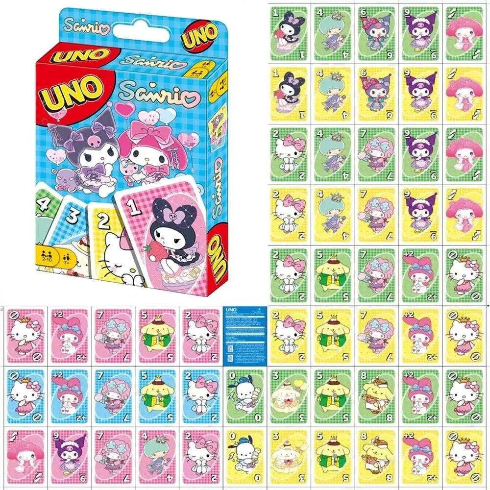 UNO Cards Sanrio Limited Edition Kuromi Hello Kitty My Melody Cinamoroll