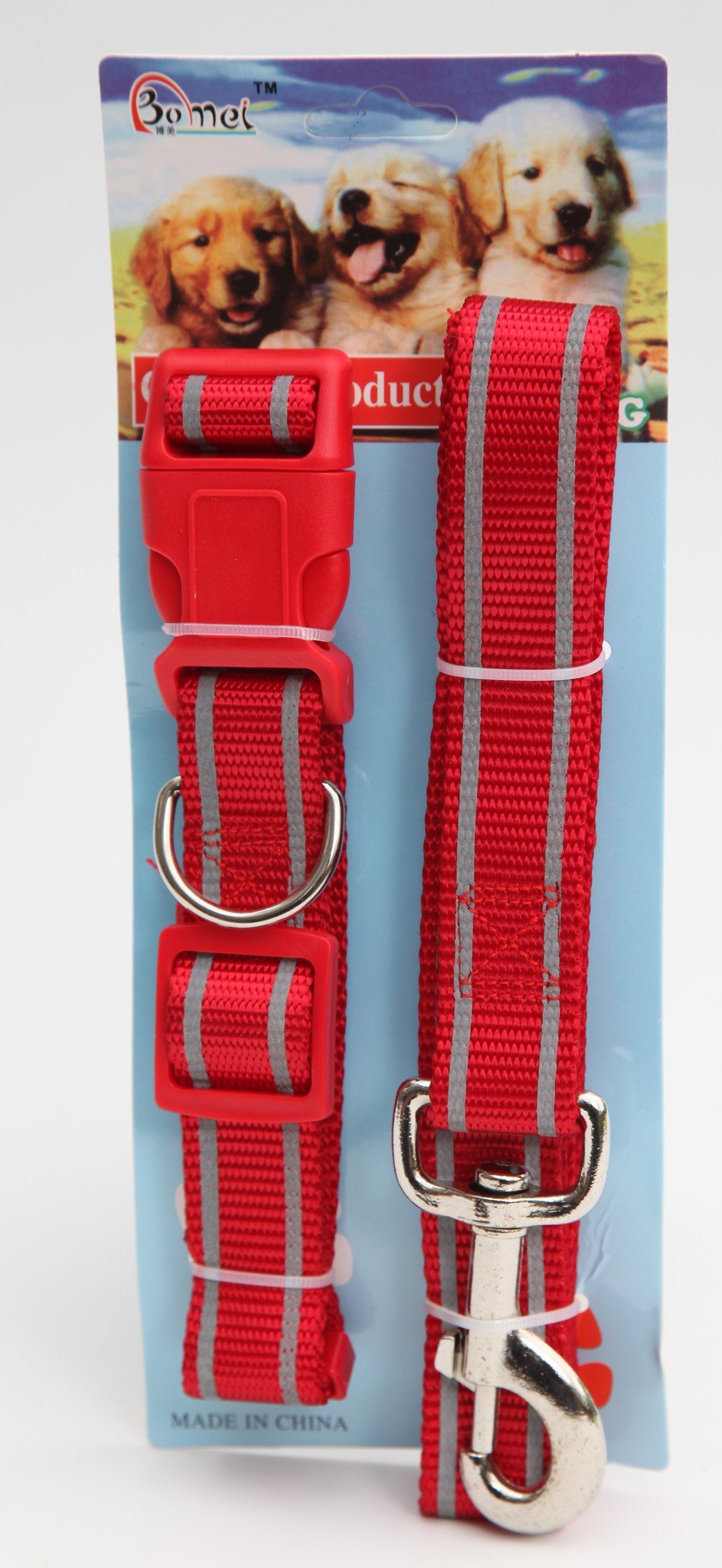 Pet Dog Lead Leash and Collar Assorted Colours 2826