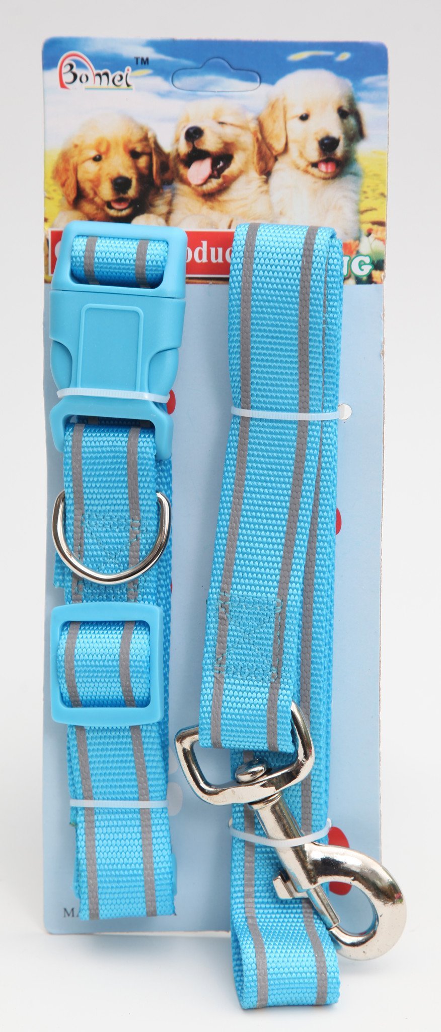 Pet Dog Lead Leash and Collar Assorted Colours 2826