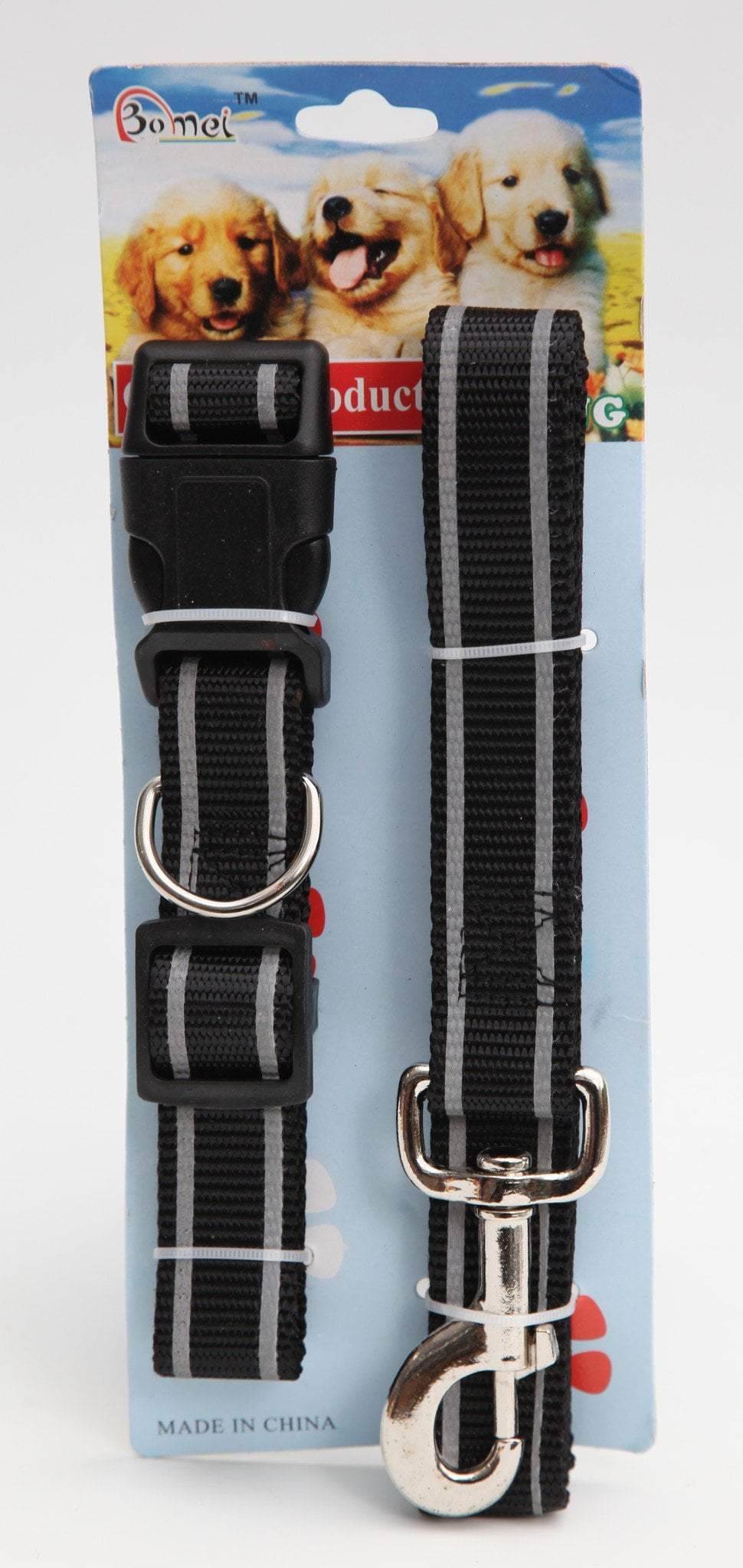 Pet Dog Lead Leash and Collar Assorted Colours 2826