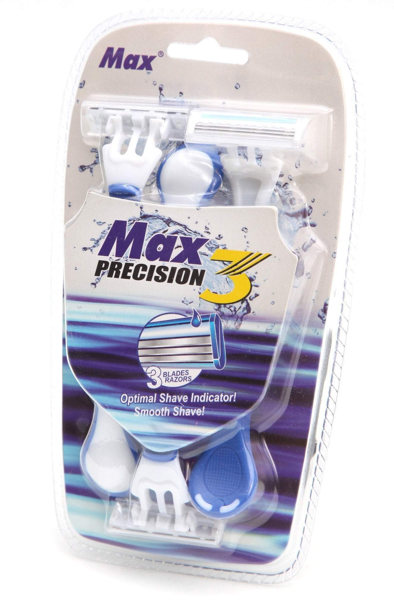 Max Plastic Disposable Razor Shaver Pack of 3 2898
