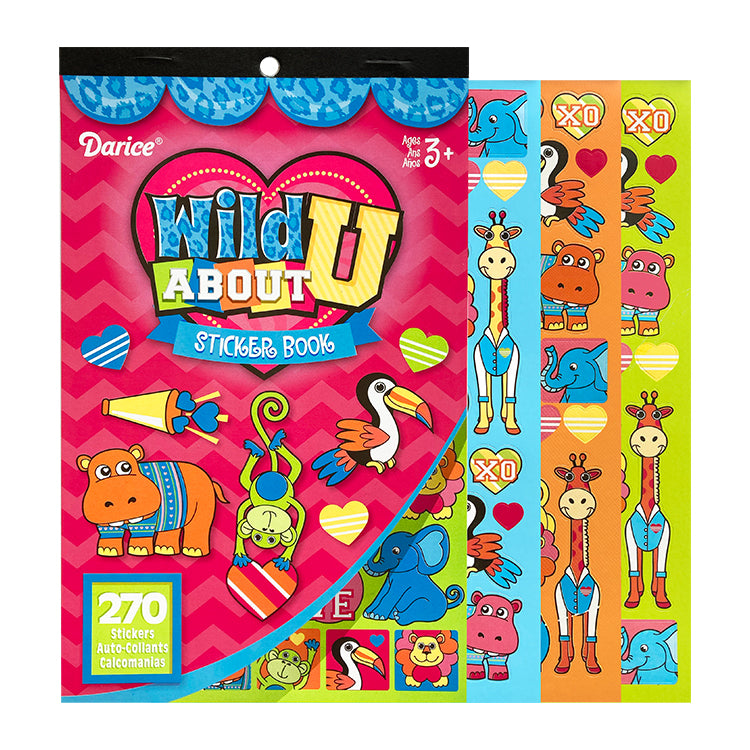 Wild About Animals 6 Sheet Stickers